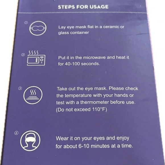 👀 Mokiy Moist Eye Compress Heat Therapy - Picture 3 of 12
